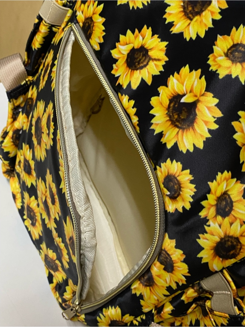 Backpack with Sunflowers - Picture 8 of 14